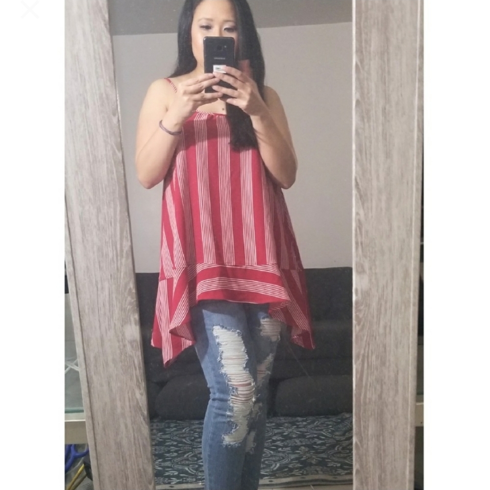 Red Stripes Cami